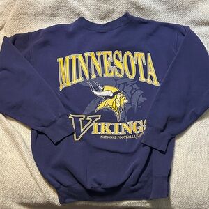 Vintage 90s Minnesota Vikings Crew Neck